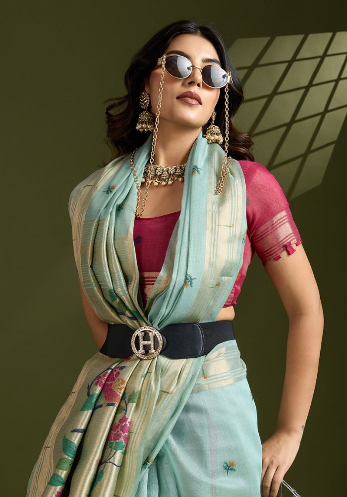 Cotton Paithani Saree
