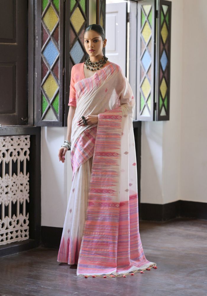  Muga Cotton Saree