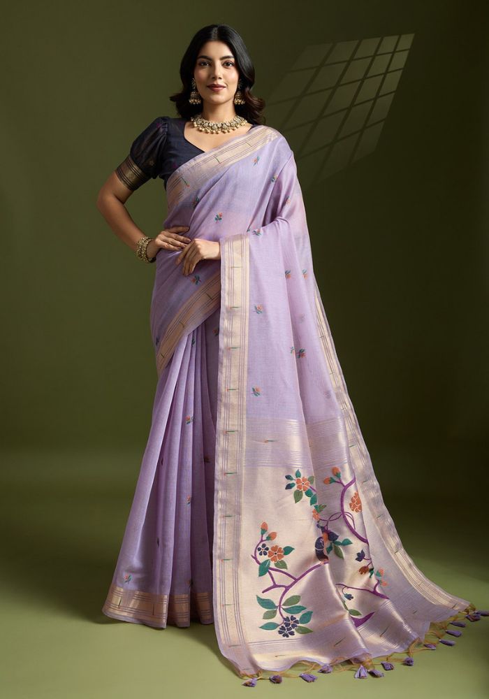 Cotton Paithani Saree