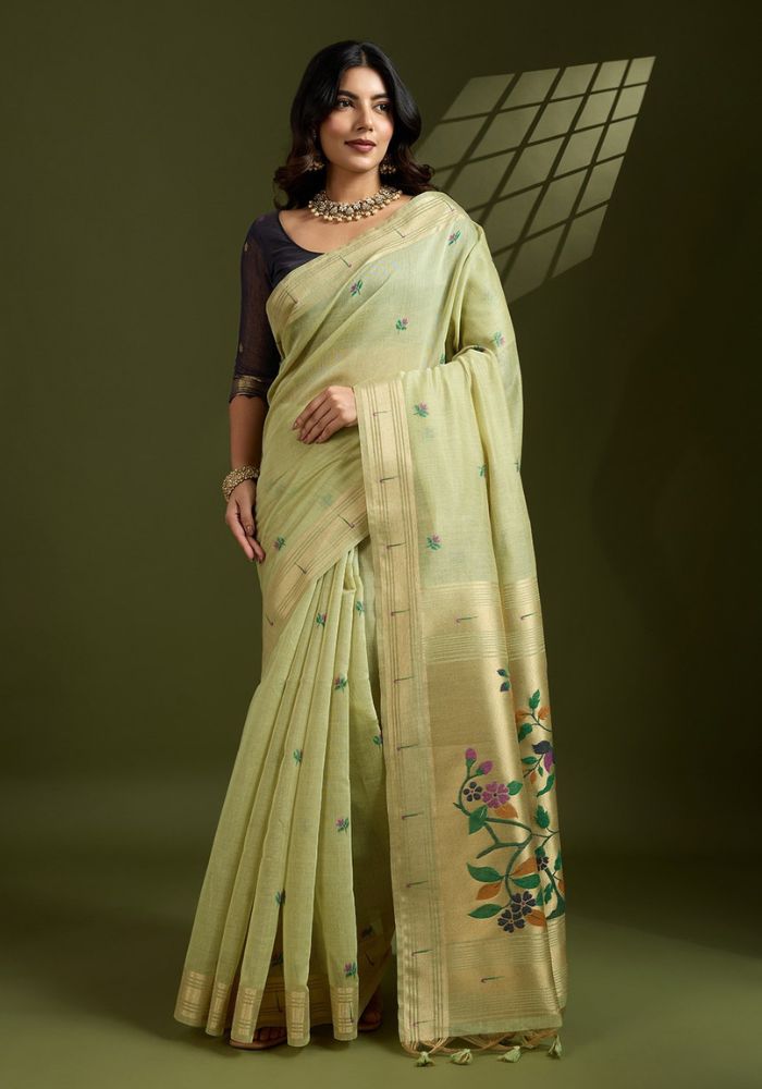 Cotton Paithani Saree