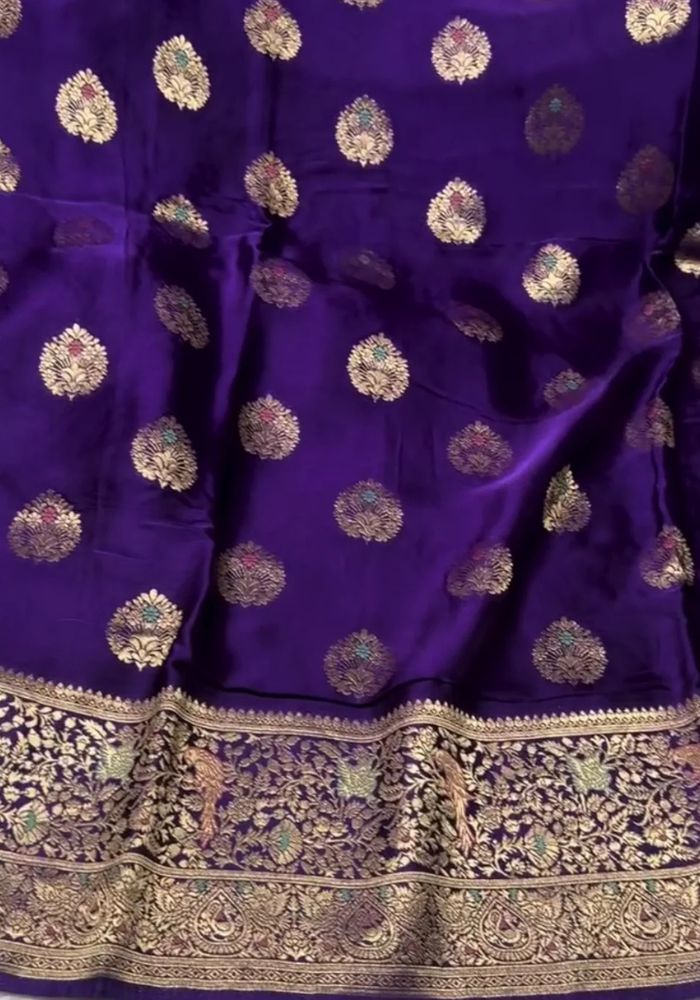 Royal Purple  saree