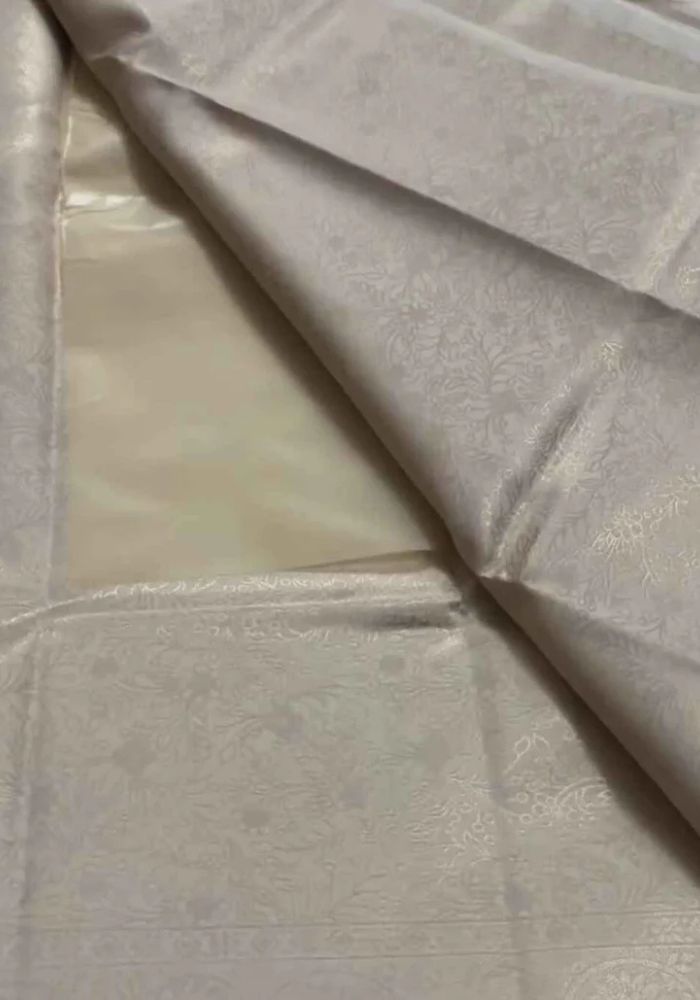 Off White Soft Silk Saree