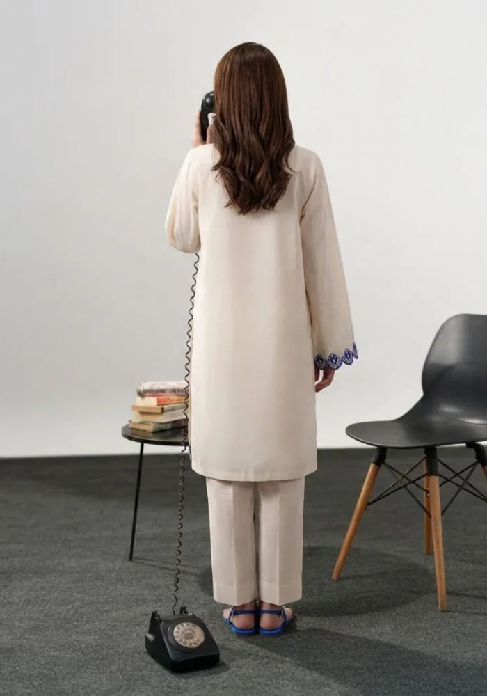 beige silk co-ord set for women