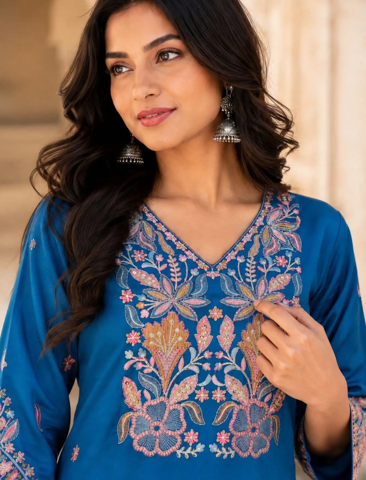 Blue Wedding Kurta Set