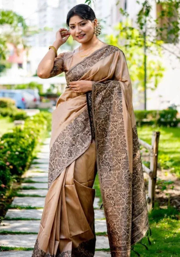 bridge raw silk saree