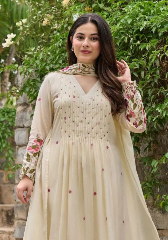 buy cream kurta set