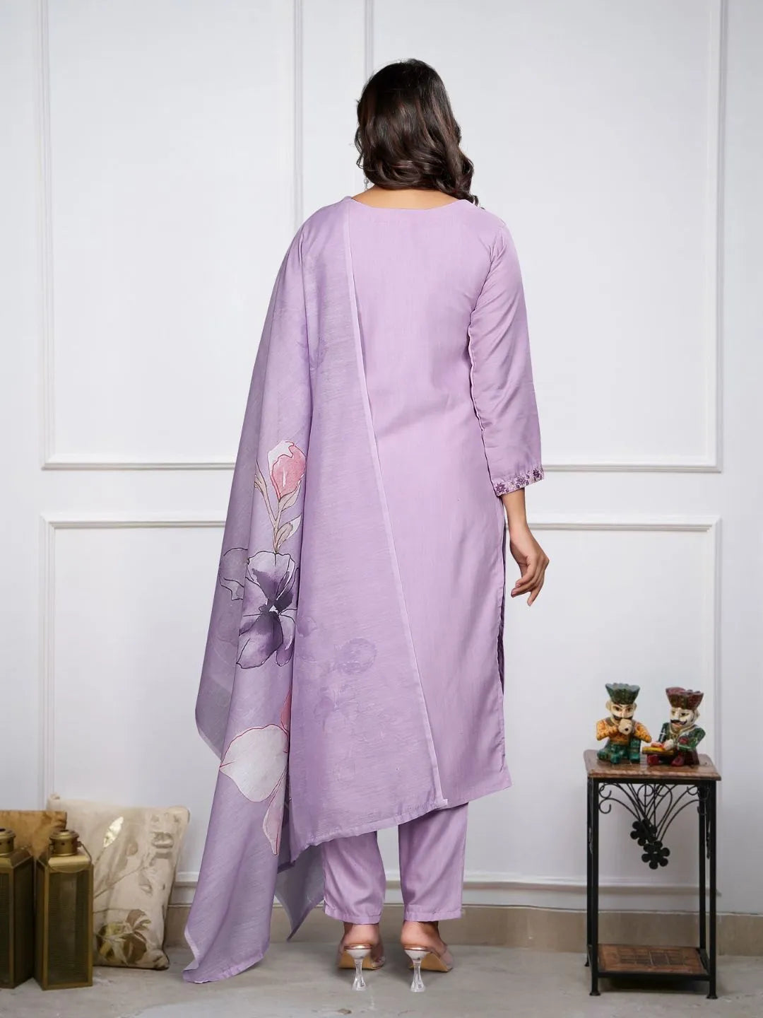 buy lavender kurta set