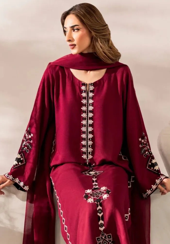 buy maroon kurta set