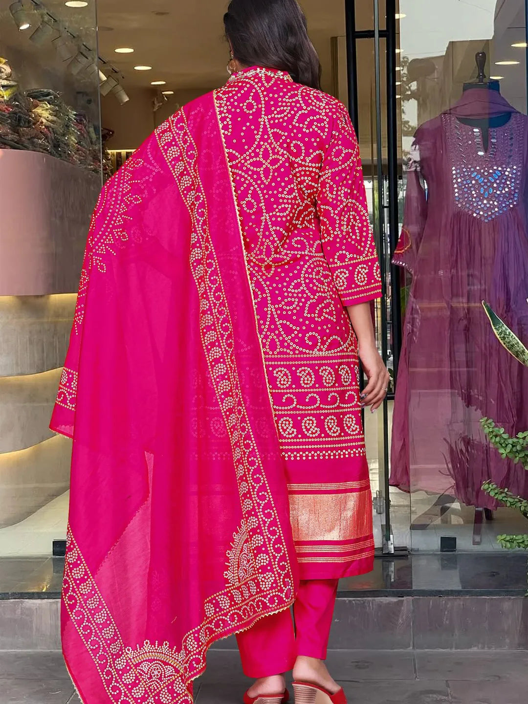 embroidered kurta set