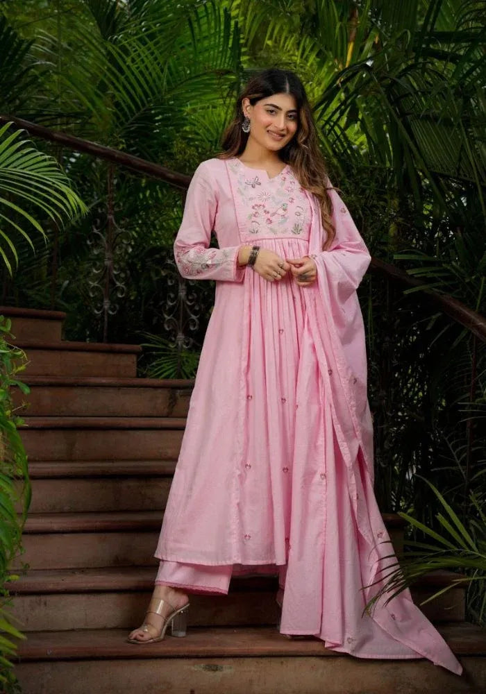 hot pink kurta set