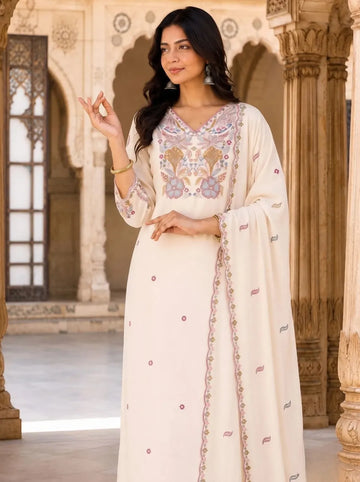 Ivory Wedding Kurta Set