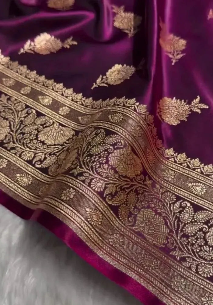 kesudi wine wedding saree