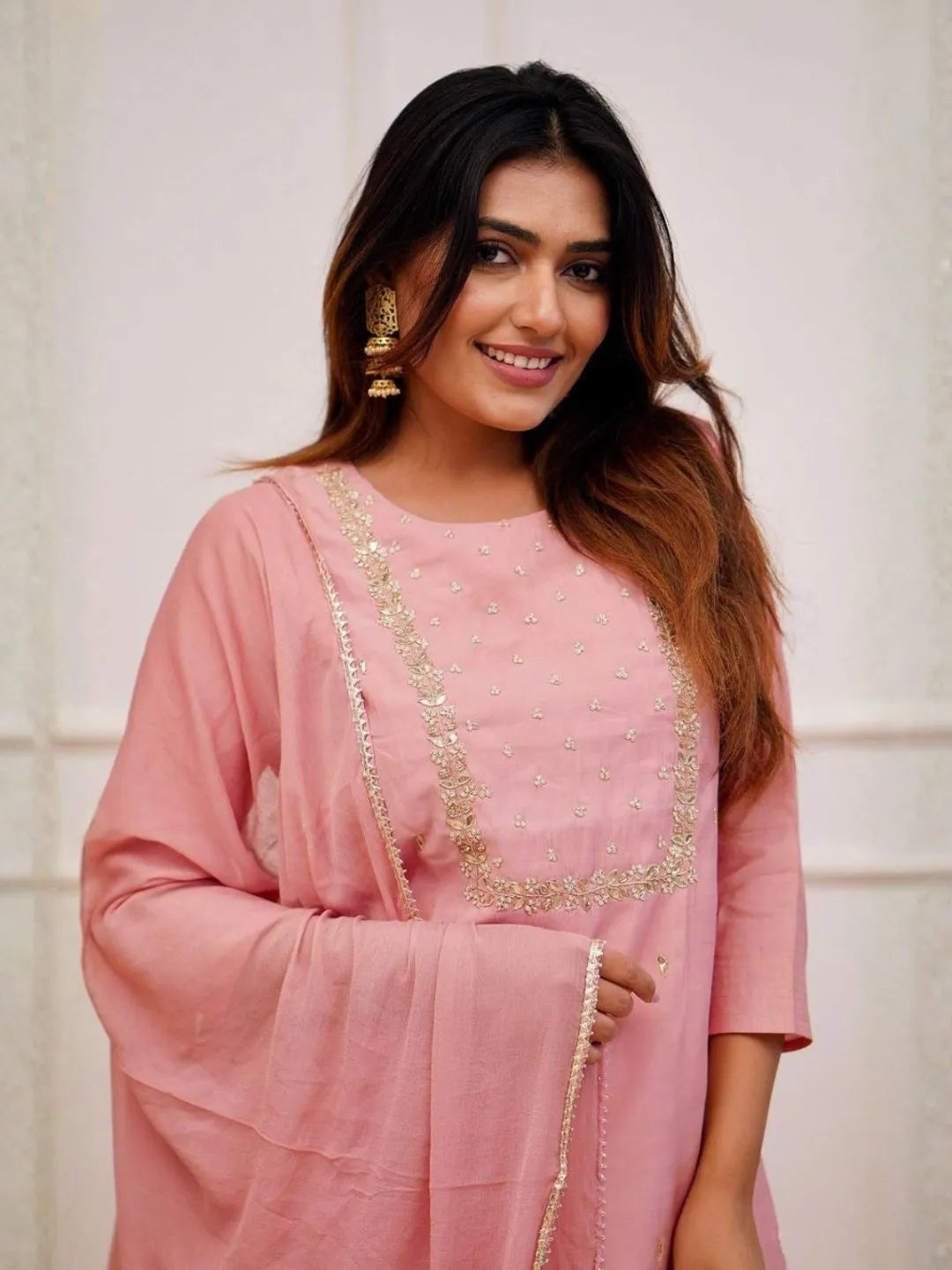 pink kurta pant set online