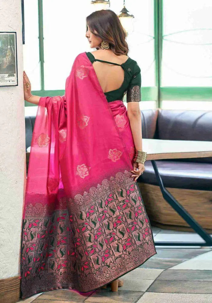 saree pink lichi