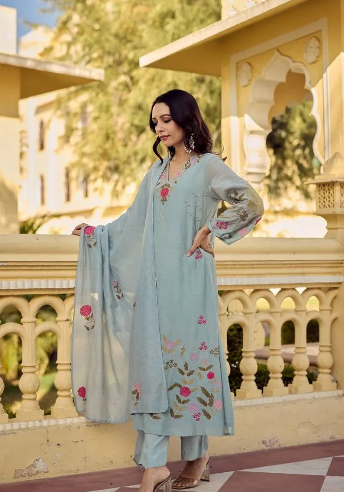 shop grey kurta set