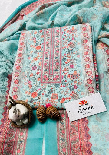 sky dress material ethnic