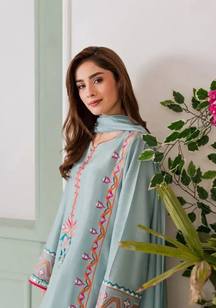 stylish sky kurta set