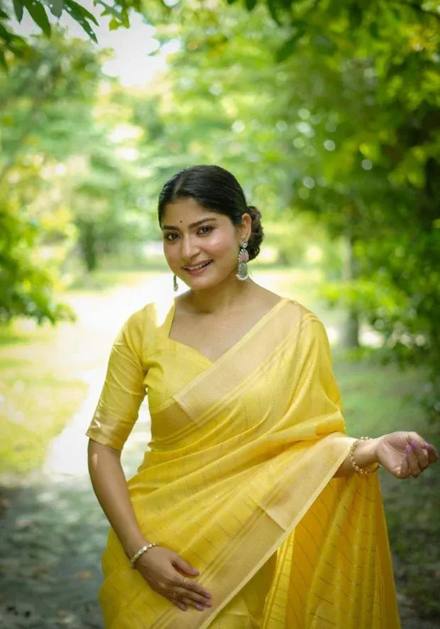 yellow-saree