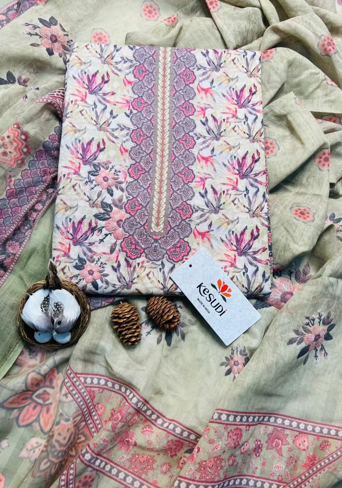 unstitch dress material