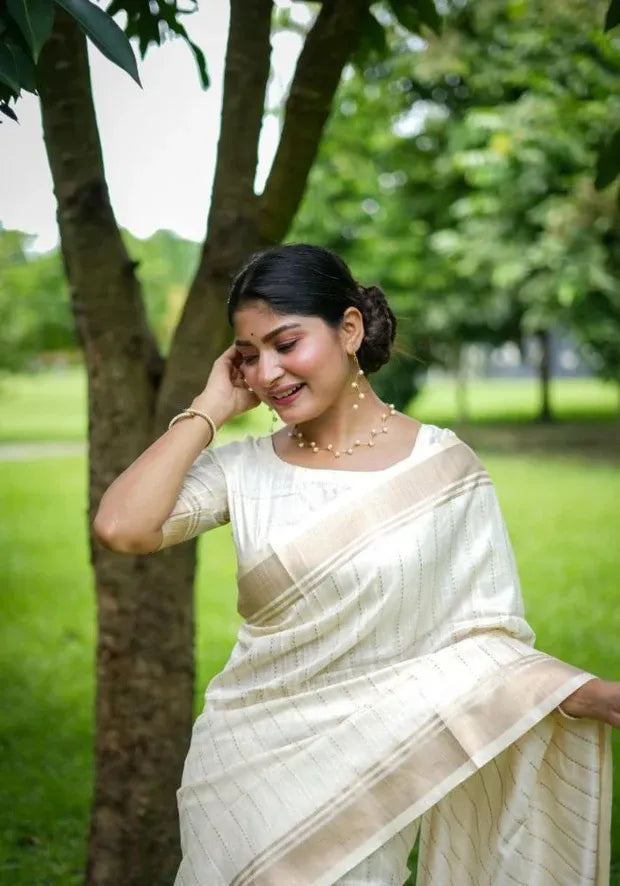 white-saree
