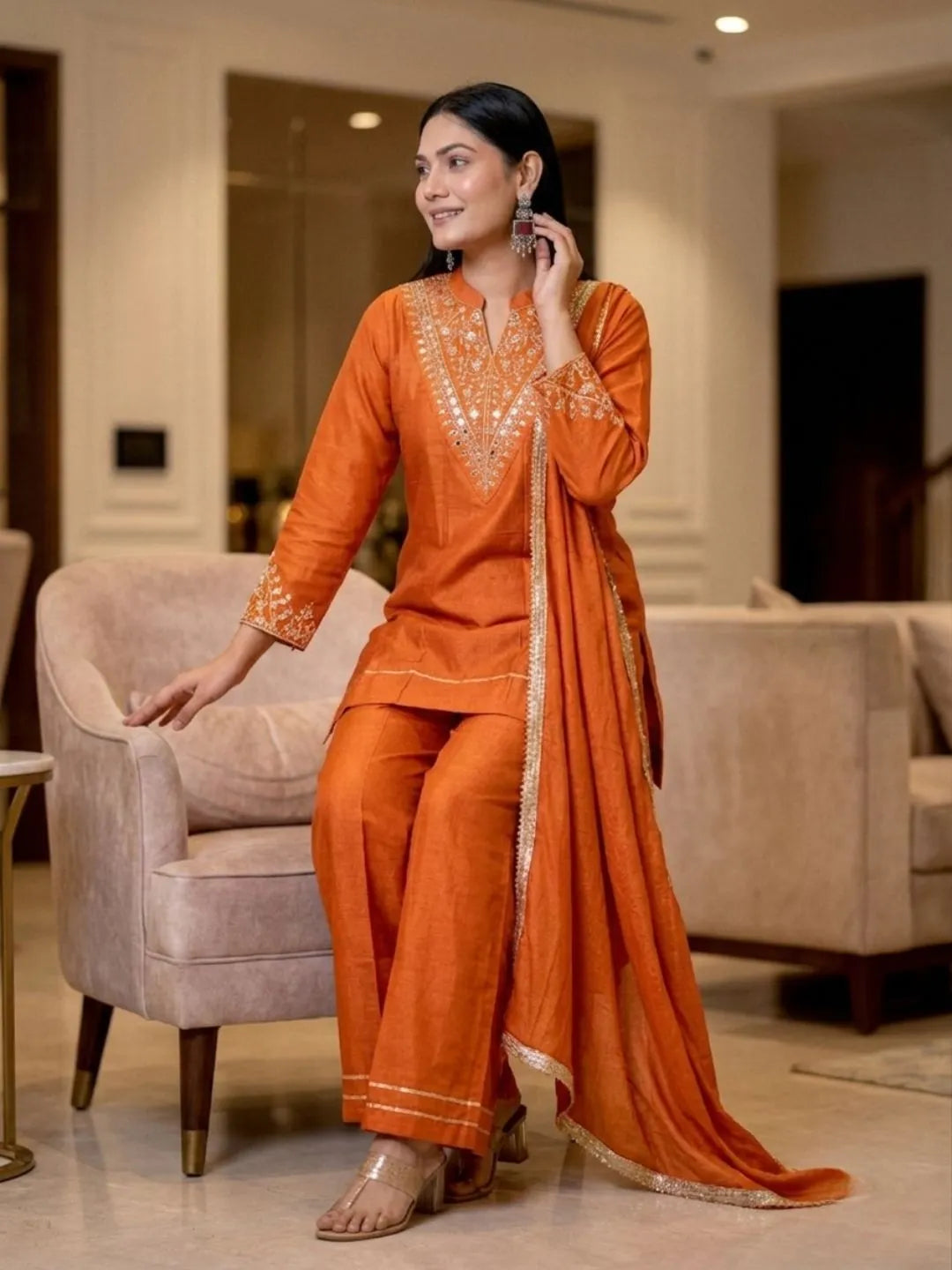 women haldi co-ord set
