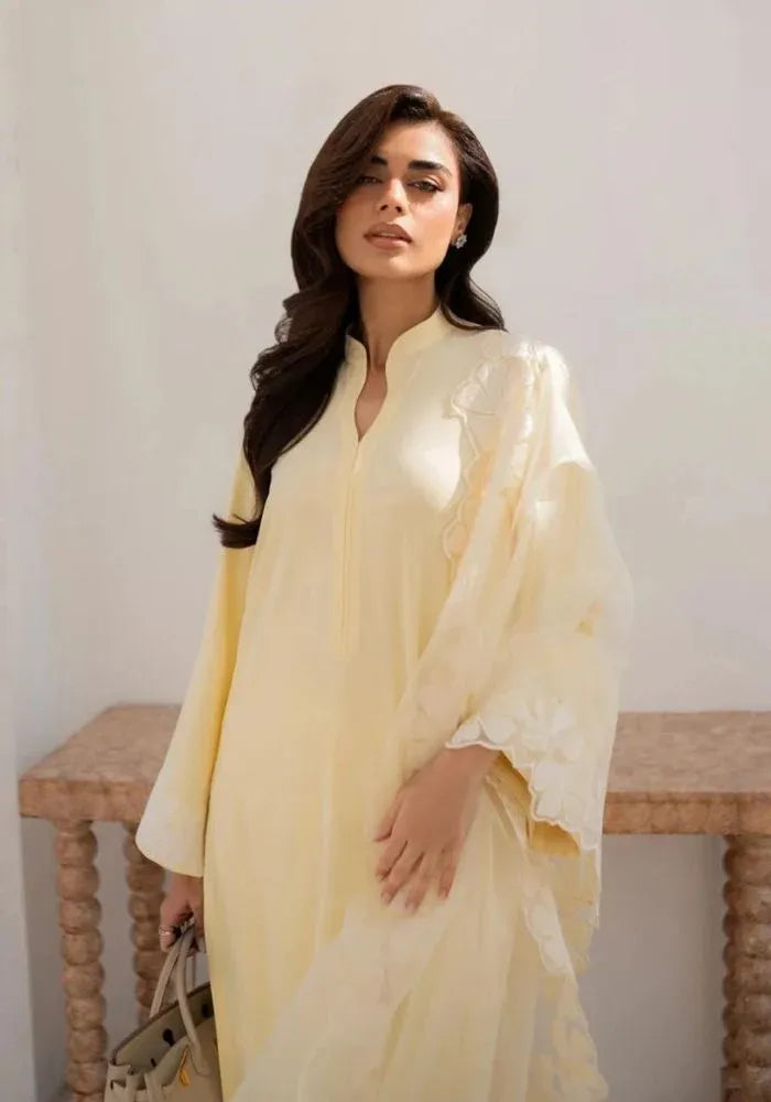 yellow kurta set